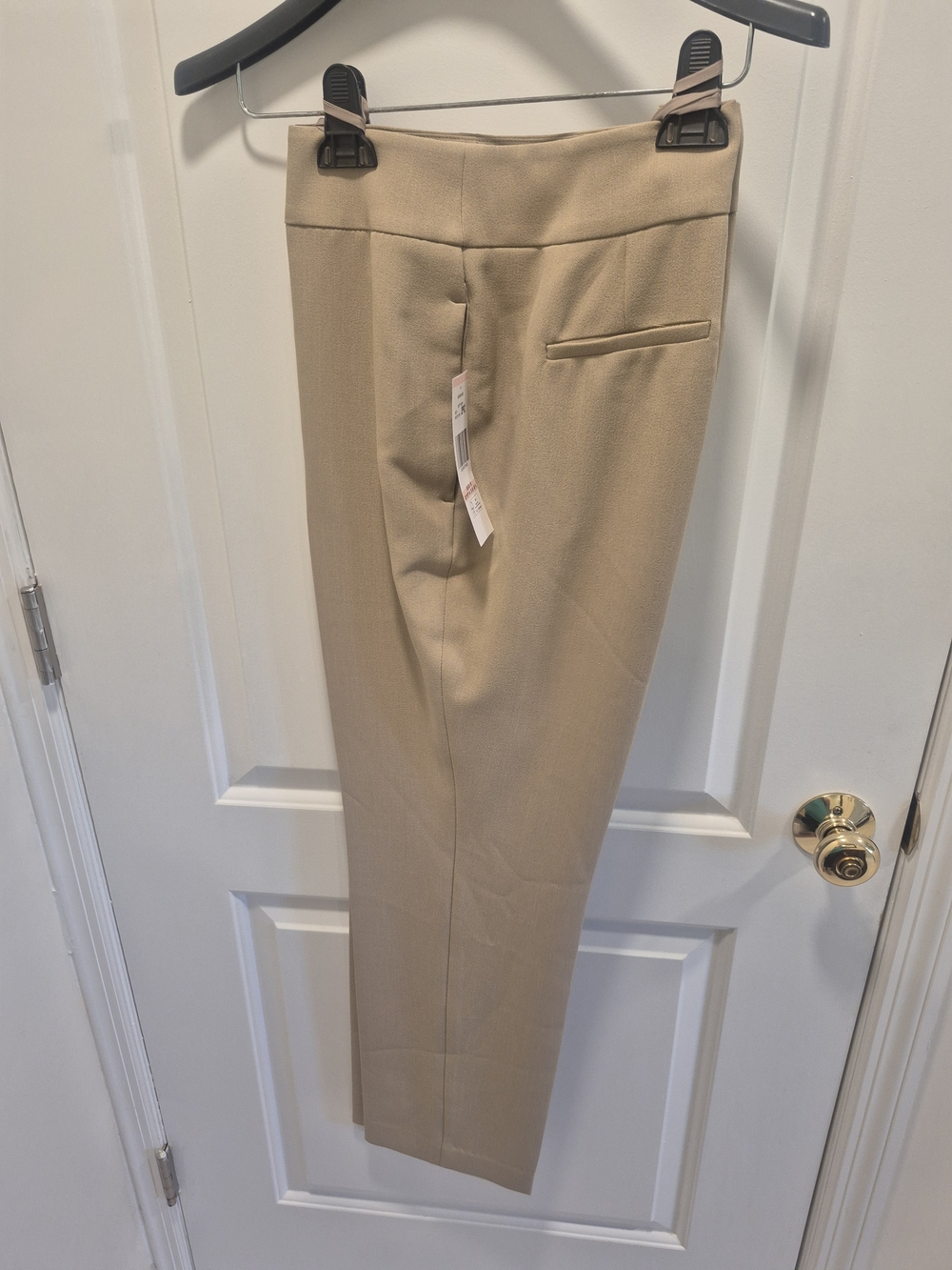 Le Suit Tan Women's Blazer and Pants Suit - Picture 4 of 4